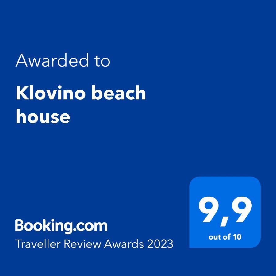 Klovino Beach House Douvia Esterno foto